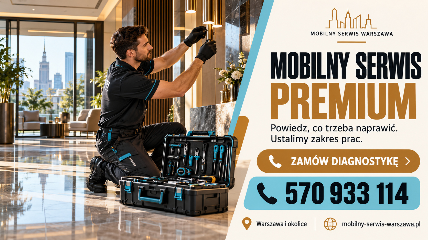 MOBILNY SERWIS PREMIUM — Pogotowie techniczne — Mobilny Serwis Warszawa, 570 933 114